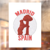 Madrid Spanje Raamsticker (Vel 2)