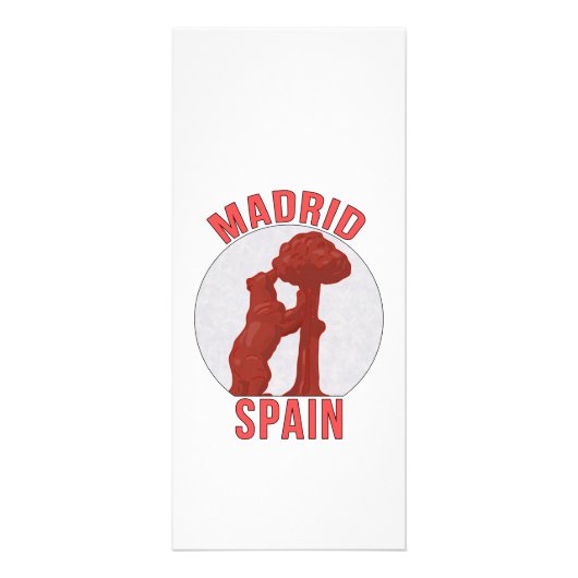 Madrid Spanje Reclamekaart (Voorkant)