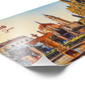 Madrid Spanje Reislandschap souvenir Foto Afdruk (Hoek)