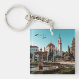 Madrid Spanje Reislandschap souvenir Sleutelhanger