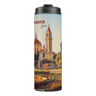 Madrid Spanje Reislandschap souvenir Thermosbeker