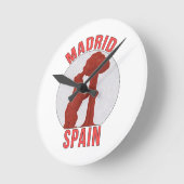 Madrid Spanje Ronde Klok (Hoek)