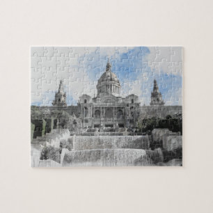 Madrid, Spanje Schilderachtig Stad Jigsaw Puzzel –