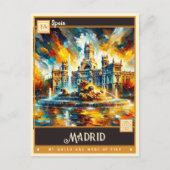 Madrid, Spanje |  schilderij Briefkaart (Voorkant)