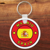 Madrid Spanje Sleutelhanger (Voorkant)