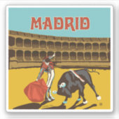 Madrid, Spanje Sticker (Voorkant)