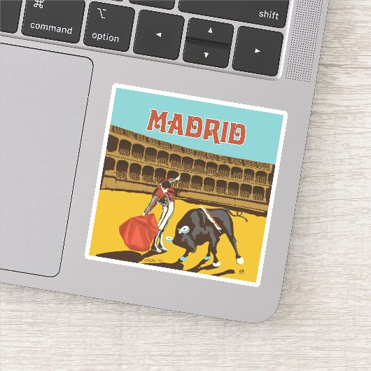 Madrid, Spanje Sticker (Detail)