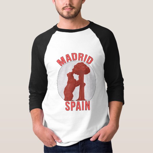 Madrid Spanje T-shirt (Voorkant)
