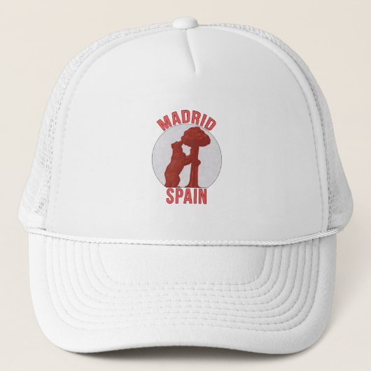 Madrid Spanje Trucker Pet (Voorkant)