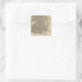 Madrid, Spanje Vierkante Sticker (Tas)