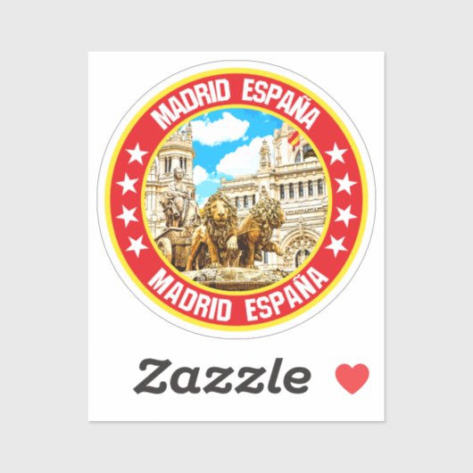 Madrid Sticker (Vel)