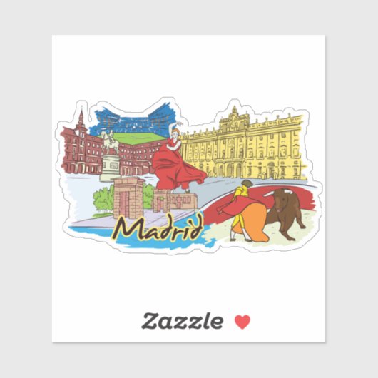 madrid sticker (Vel)