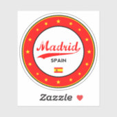 Madrid Sticker (Vel)