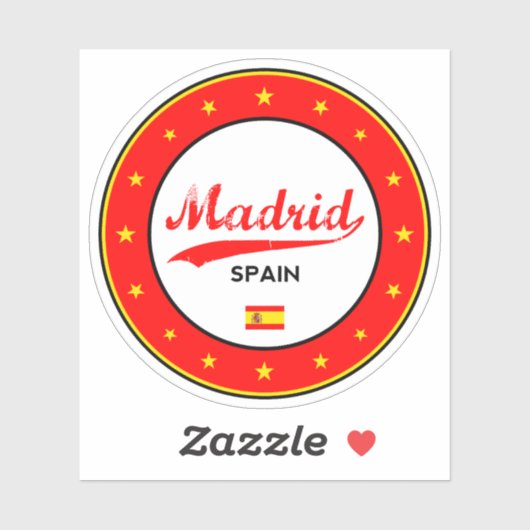 Madrid Sticker (Vel)