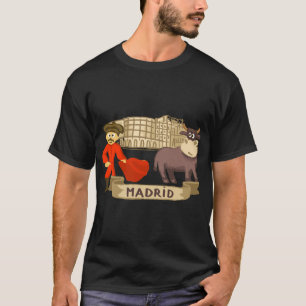 Madrid Stierenvechtstier Spanje T-shirt