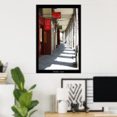 Madrid street scene Print (Thuiskantoor)