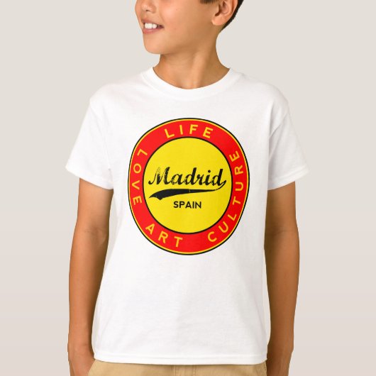 Madrid T-shirt (Voorkant)