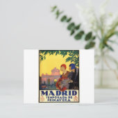 Madrid Temporada de Primavera -  kunstPoster Briefkaart (Staand voorkant)
