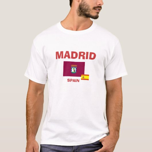 Madrid* Vlag Shirt (Voorkant)