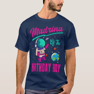 Madrina van de 'Birthday Boy Space'-planet Ast T-shirt
