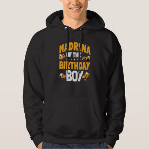Madrina van de verjaardagsjongen bouwvakker Bd Hoodie