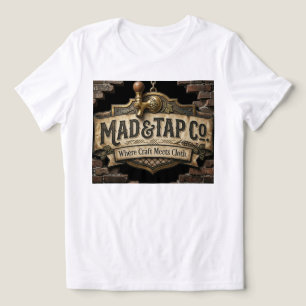 MadTapCo logo T-shirt   Oud brouwerijbord