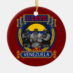 Maduro Live Gevangen in Grappige Amerikaanse Sting Keramisch Ornament