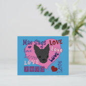 Mae dit je t'aime ! Carte postale (Debout devant)