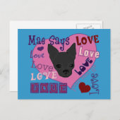 Mae dit je t'aime ! Carte postale (Devant / Derrière)