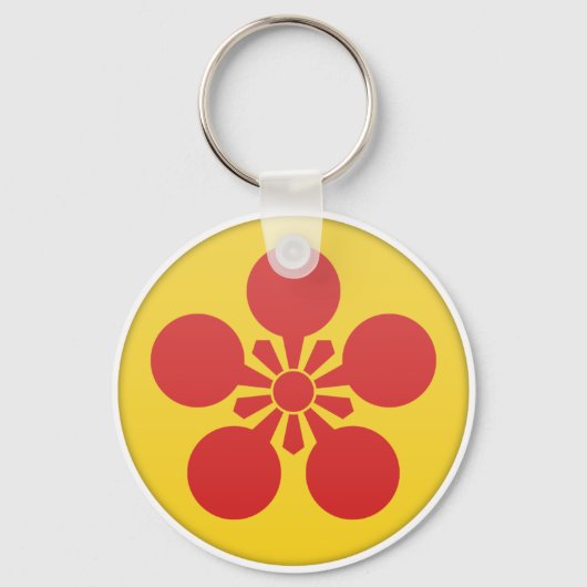 Maeda Clan Kamon Sleutelhanger (Voorkant)