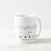 Maelia peptide nom mug (Devant droit)