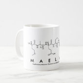 Maelyss nom peptide mug (Devant gauche)