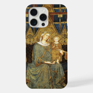 MAESTA, VIERGE À L'ENFANT Or Jaune Bleu