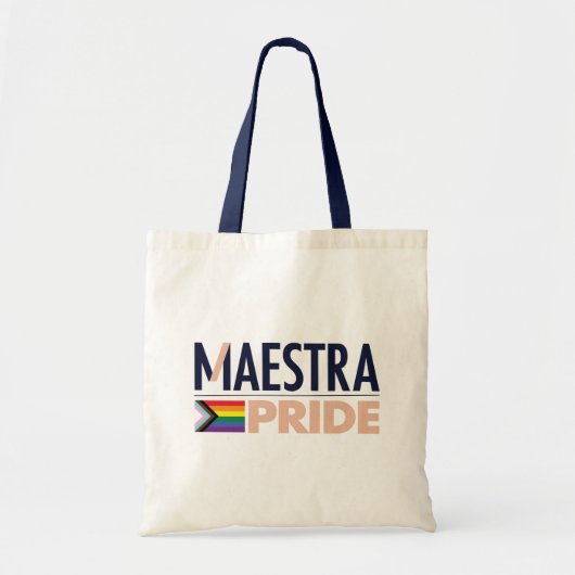 Maestra Pride Canvas tas (Voorkant)