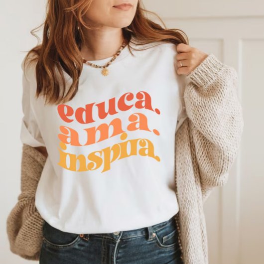 Maestra profesora español escuela T-Shirt