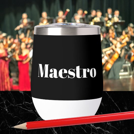 Maestro Chef d'Orchestre Musicien Interprète Thème