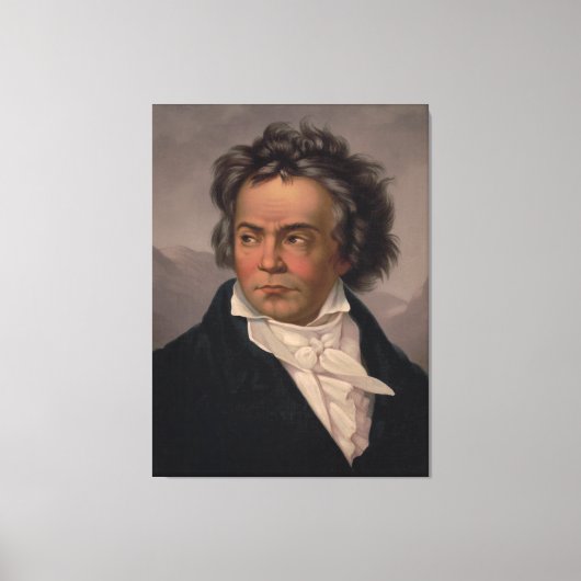 Maestro Ludwig Beethoven Symfoniecomponist Canvas Afdruk (Voorkant)