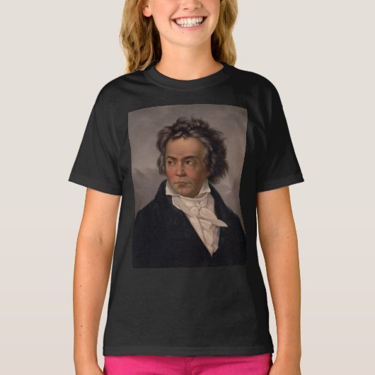 Maestro Ludwig Beethoven Symfoniecomponist T-shirt (Voorkant)