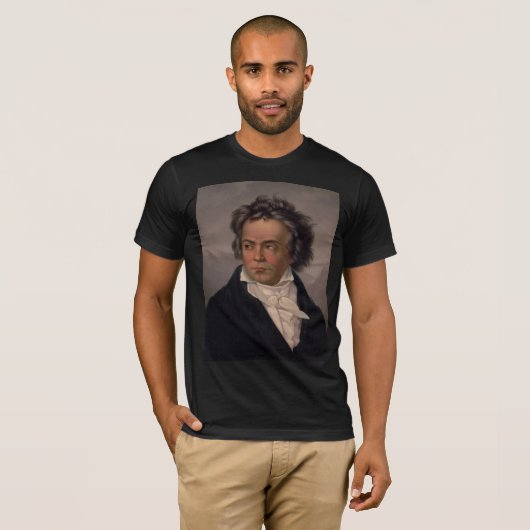 Maestro Ludwig Beethoven Symfoniecomponist T-shirt (Voorkant volledig)