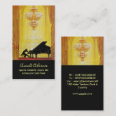 maestro opéra musique classique carte de visite (Devant / Derrière)