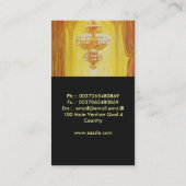 maestro opéra musique classique carte de visite (Dos)