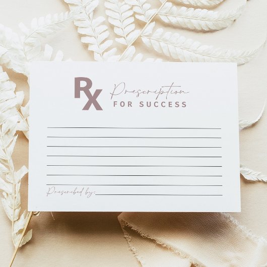 MAEVE Rose Gold Nurse - Carte de conseils pour l'o