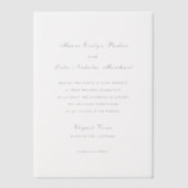 Maeve Traditionele Uitnodiging van het Huwelijk (Voorkant)