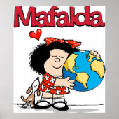 Mafalda-liefdesaarde Poster (Voorkant)