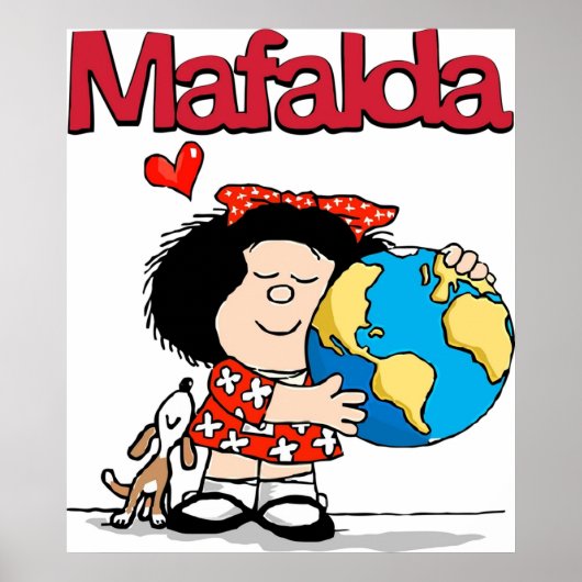 Mafalda-liefdesaarde Poster (Voorkant)