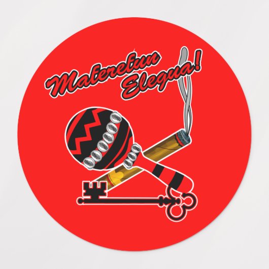 Maferefun Eshu Eleggua Labels (Design 2)