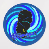 Maferefun Yemaya Labels (Design 2)