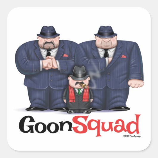Maffia goon squad stickers (Voorkant)