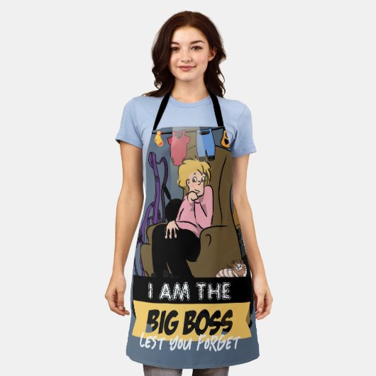 Maffia Moeder: Moederdag Edition Schort (Gedragen)