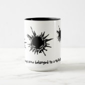 Mafia baas voor kogelgaten mok (Midden)